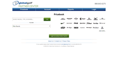Desktop Screenshot of partner.globalgolf.com