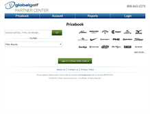 Tablet Screenshot of partner.globalgolf.com